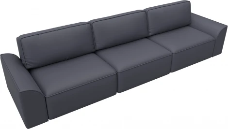 Диван прямой Лига-048 НПБ Лонг Лига Диванов (Экокожа) арт.128253