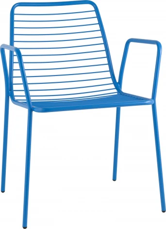 Стул с подлокотниками Дели металл голубой Stool Group (арт.УТ000039269)