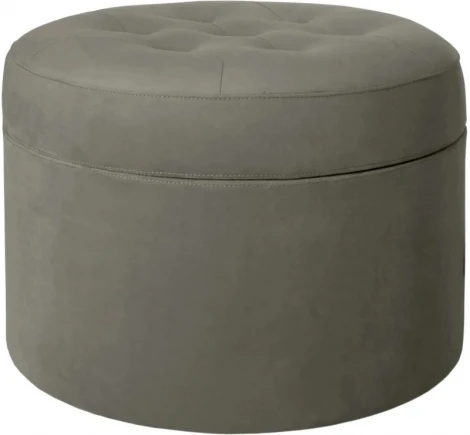 Пуф Barrel большой ОГОГО (арт.334322), (Ткань/Серый)