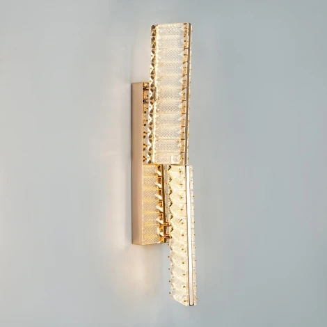 Бра светодиодное хрустальное с регулировкой цветовой температуры Modelux MODELUX ML.757.02 GD