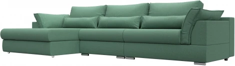 Диван угловой Пекин Long угол левый Лига Диванов (Рогожка) арт.123509L