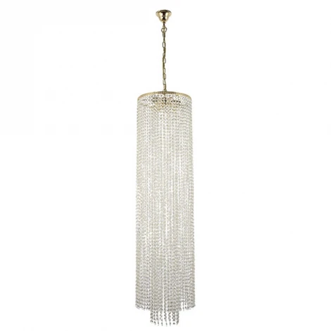 Подвесной светильник каскадный Arti Lampadari Stella E 1.5.30.101 G (220V, хрусталь, на цепи)