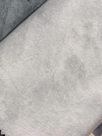 Стул M-City VENA, цвет FIESTA Светло-серый, велюр "антипальчиковый"/ Белый каркас