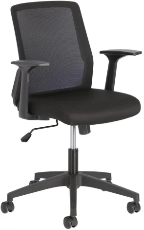 Обеденный стул La Forma (ex Julia Grup) Nasia (Черный/ Пенополиуретан,Пластик,Пена,Полипропилен,Сталь,Фанера)