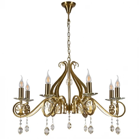 Подвесная люстра Lumien Hall Auerel 2031/8H-BRGD-CGN