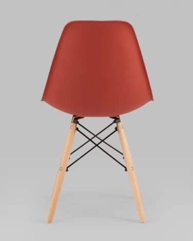 Стул Eames Style DSW терракотовый x4 (разборный каркас) Stool Group арт.УТ000039376