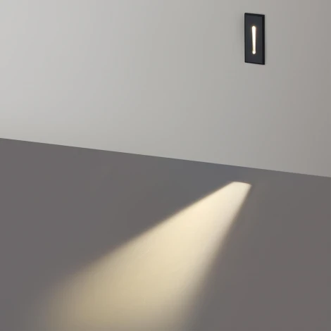 Подсветка лестницы встраиваемая Odeon Light Escala 7054/3WL металл/металл черный IP20 LED 1*3W (220V)