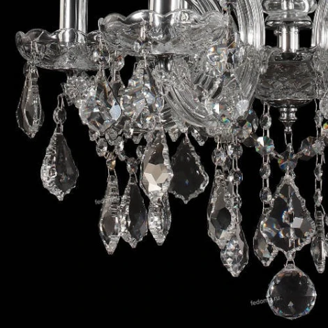 Crystal Lux Ines SP6 CHROME/TRANSPARENT