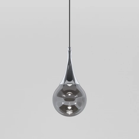 Подвесной светильник Eurosvet Adour 50256/1 LED дымчатый (220V, на проводе, шар)