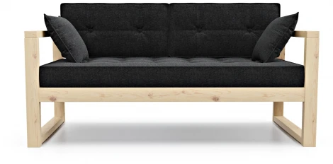 Диван Arsko Астер Мини сосна черная рогожка