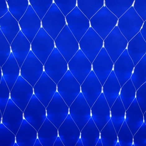 Сетка светодиодная с эффектом мерцания. 1.5х1.5м. Соединяемая. 96 светодиодов. Белый свет. ULD-N1515-96/TTK WHITE IP44