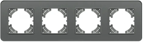 Рамка стеклянная FRM-OMALI-GS-4-GR (Arlight) 049702