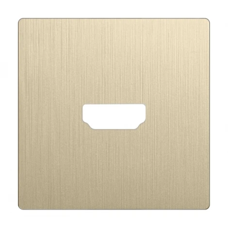 Накладка для розетки HDMI (шампань рифленый) W1196010 (a051433)