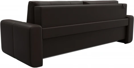 Диван прямой Лига-031 (Коричневый/Экокожа) Лига Диванов арт.121276