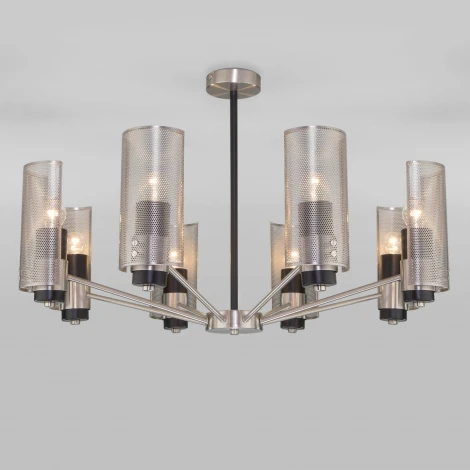 Потолочная люстра на штанге Eurosvet Grino 70139/8 никель (220V)
