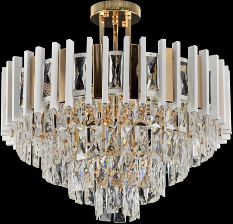 Потолочная люстра хрустальная на штанге Rivoli Nicole 1041-308 (220V)