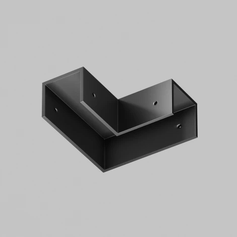 Соединитель угловой для профиля черный Maytoni Elasity IP O-TR001-AC90