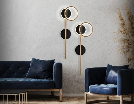 Настенный поворотный светодиодный светильник Line FL5192 Ambrella (220V, кольцо)