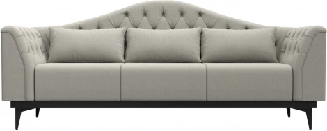 Диван кухонный прямой Флорида (Бежевый/Рогожка) Лига Диванов арт.122488