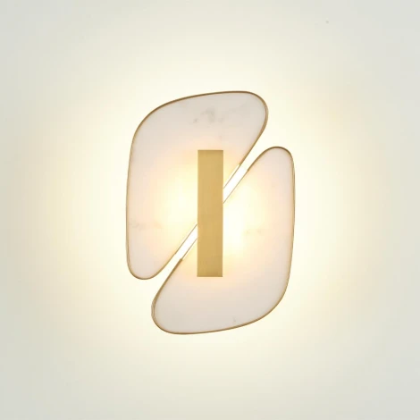 Настенный светильник Odeon Light Chiara 6638/10WL L-VISION металл/золотой/искусственный мрамор/акрил IP20 LED 10W 3000K 220V