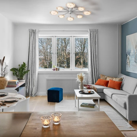 Потолочная люстра на штанге Freya Plane FR5531CL-L32CH (LED, 220V)