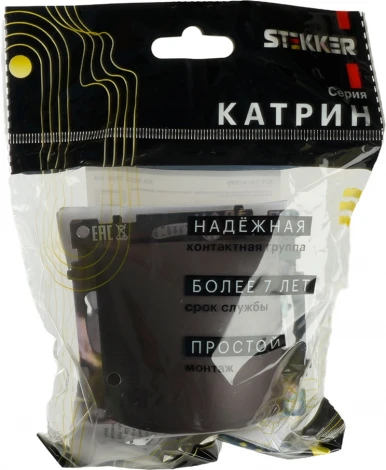 Вывод кабеля (шоколад) Stekker Катрин 49468