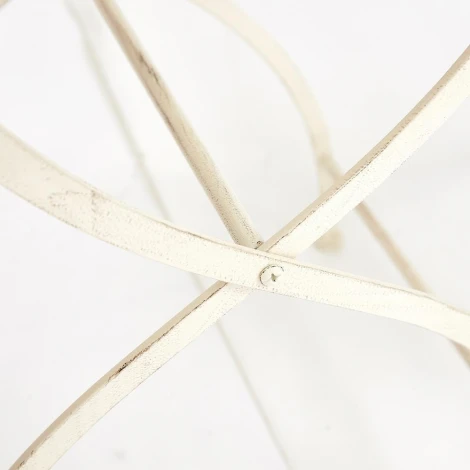 Комплект (стол + 2 стула) Secret de Maison PALLADIO (mod. PL08-8668/8669) белый антик (antique white) (металл)