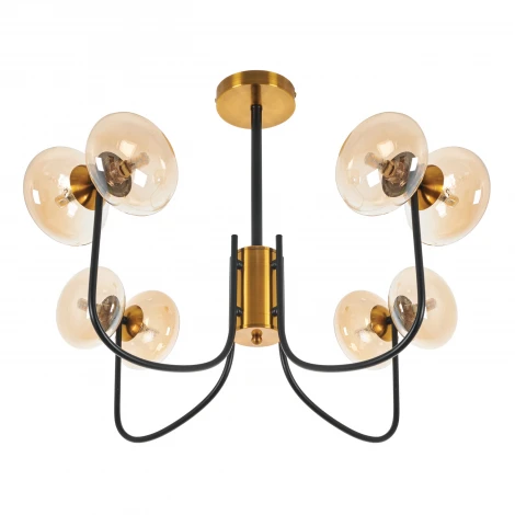 Потолочная люстра на штанге MyFar Scott MR1751-8P (220V)