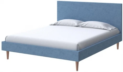 PROxSON Кровать Claro (Ткань: Жаккард Tesla Деним) 140x200