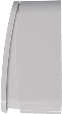 Выключатель накладной двухклавишный с подсветкой (белый) Systeme Electric Blanca BLNVA105111