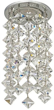 Встраиваемый светильник хрустальный Dio D'Arte Osimo Nickel GU10.5.14.8.116 N