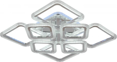 Потолочная люстра светодиодная на штанге с пультом Reluce 09826-3.3-4+4C CR (RGB) (220V)