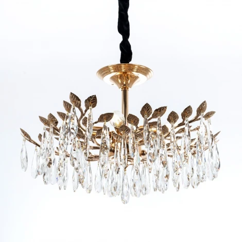 Подвесная люстра хрустальная Modelux MODELUX ML.6747.5 GD
