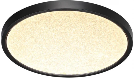 Настенно-потолочный Sonex Omega Black 7662/24L MITRA пластик/белый/черный LED 24Вт 3000/4000K D300 IP20 (220V, круглые)