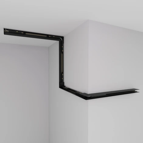 L-образный угол-соединитель для шинопровода Donolux SPACE-Track system L corner CB M