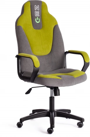Кресло NEO 2 (22) флок , серый/олива, 29/23 Tetchair 19577