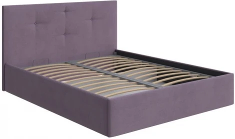 PROxSON Кровать Mono с бельевым ящиком (Ткань: Велюр Ultra Сливовый) 90x200