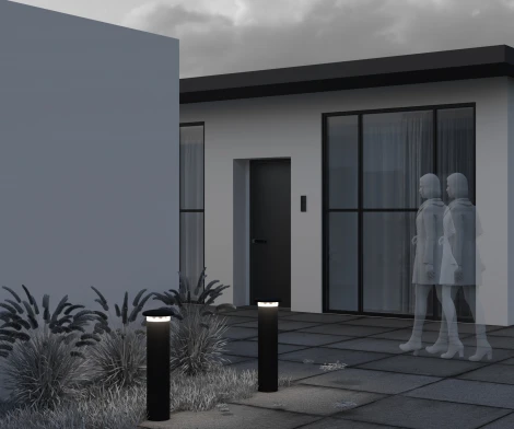 Наземный уличный светильник Maytoni Grip O460FL-L10GF3K1 (LED, 220V, круглые)