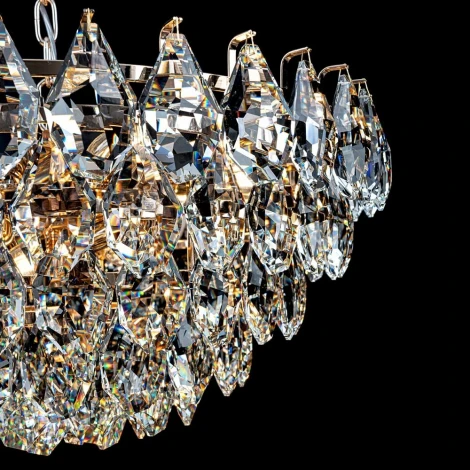 Подвесная люстра хрустальная Modelux MODELUX ML.2363.12 GD