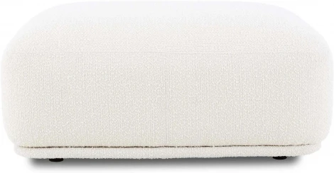 Пуф прямоугольный Fabro ОГОГО (арт.855377), (Ткань,Букле/Белый)