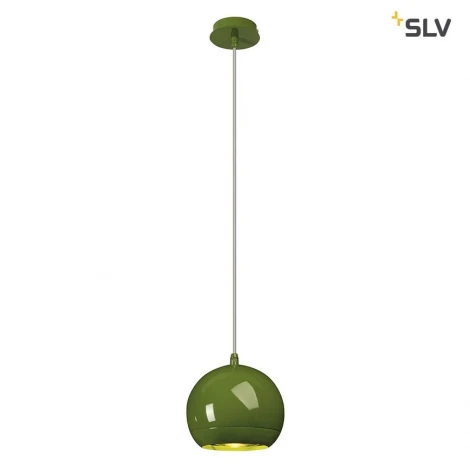 Подвес Light Eye SLV, цоколь GU10, зеленый