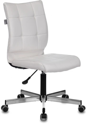 Кресло Бюрократ CH-330M белый Lincoln 100 эко.кожа крестовина металл хром