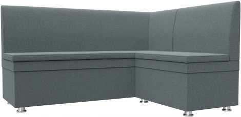 Диван кухонный угловой Уют правый угол (Серый/Рогожка) Лига Диванов арт.123898