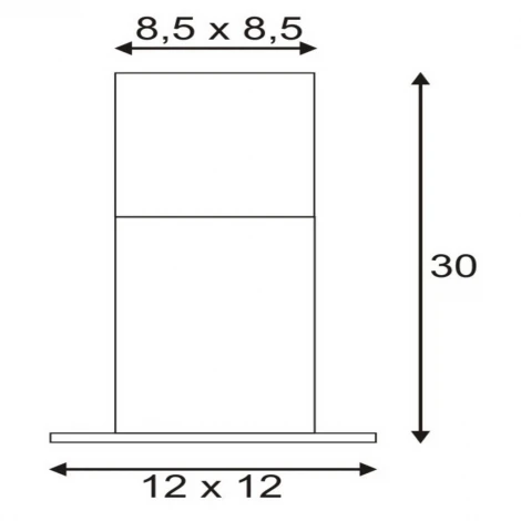 Наземный светильник Slv Grafit 231215