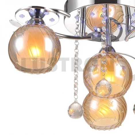 Потолочная люстра IDLamp Ottawa 220/4PF-Chrome