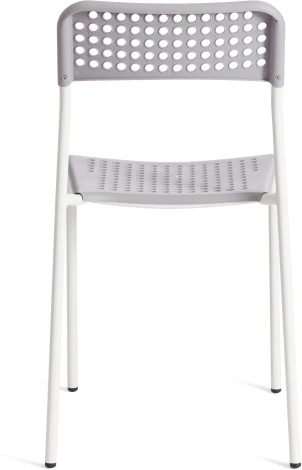 Стул ADDE (mod. C-049) / 1 шт. в упаковке (Металл,Пластик /Серый,Белый)