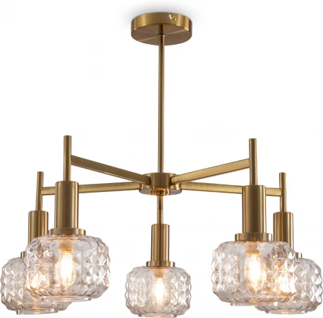 Потолочная люстра на штанге Freya Fero FR5366CL-05BS (220V)