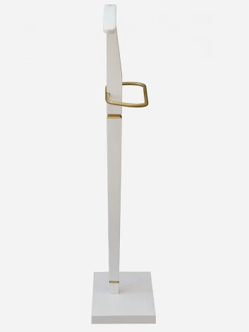 Вешалка костюмная Васко В 70 белый ясень/золото от фабрики Mebelik