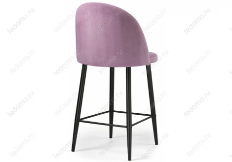 Барный стул Woodville Амизуре лавандовый / черный матовый 448660