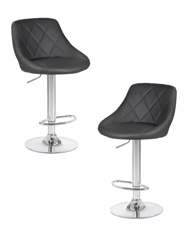 Набор 2 шт стул барный DOBRIN LOGAN (серый)